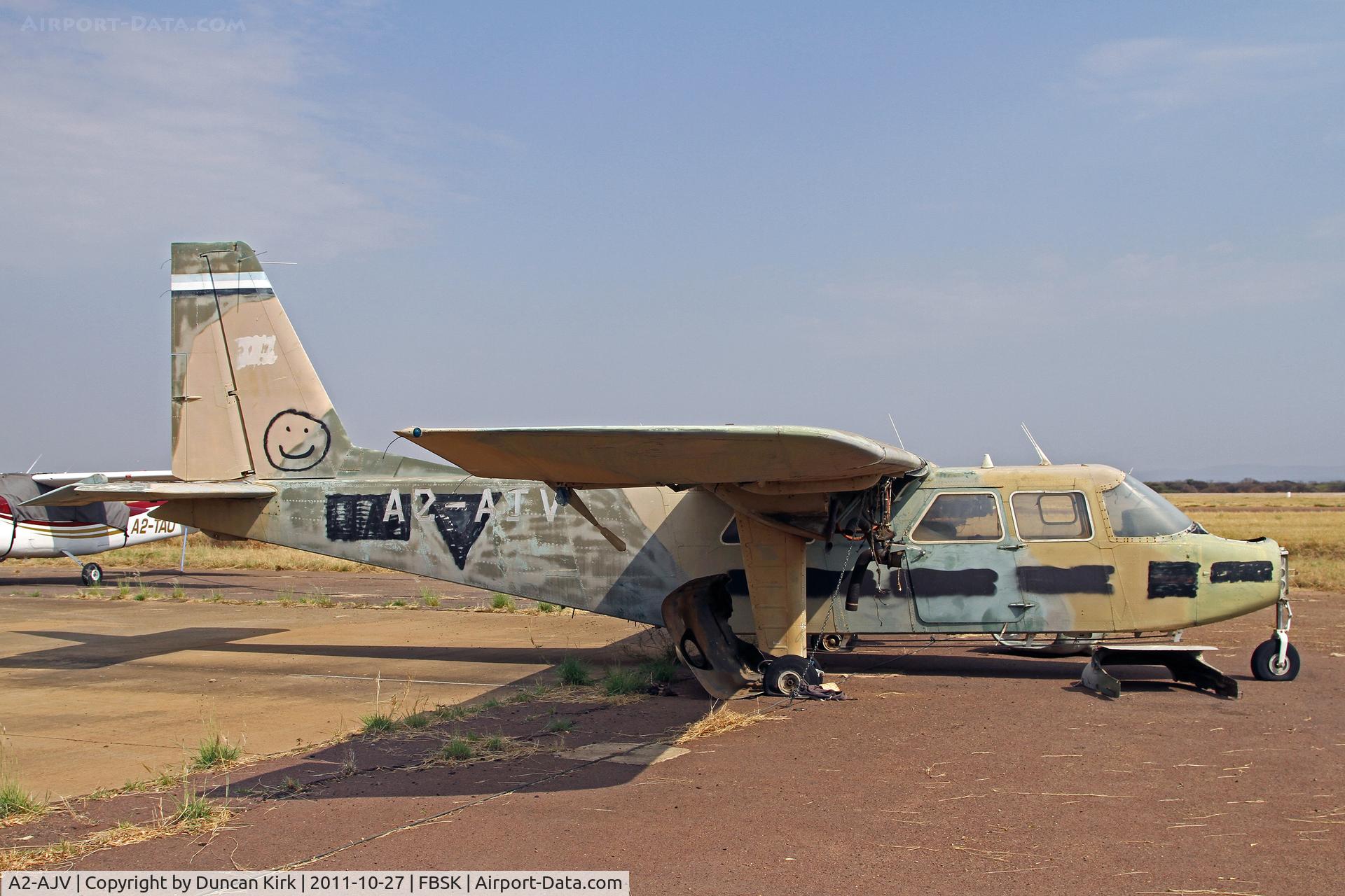 A2-AJV, Britten-Norman BN-2A Defender C/N 791, Formerly OA1 of the Botswana Defense Force