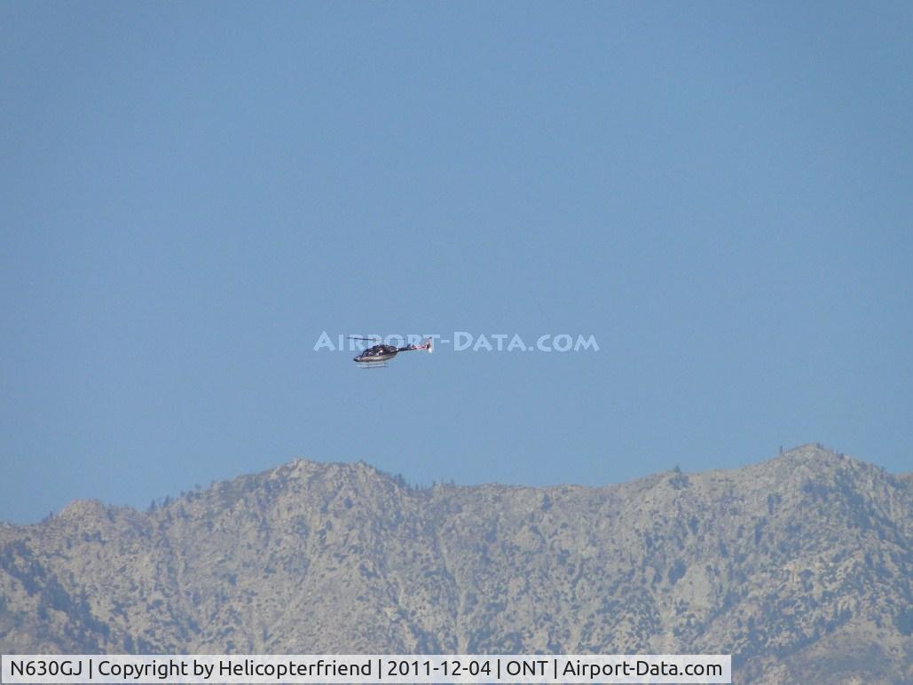 N630GJ, 2008 Bell 206L-4 LongRanger IV LongRanger C/N 52376, Flying north of Ontario enroute to Brackett