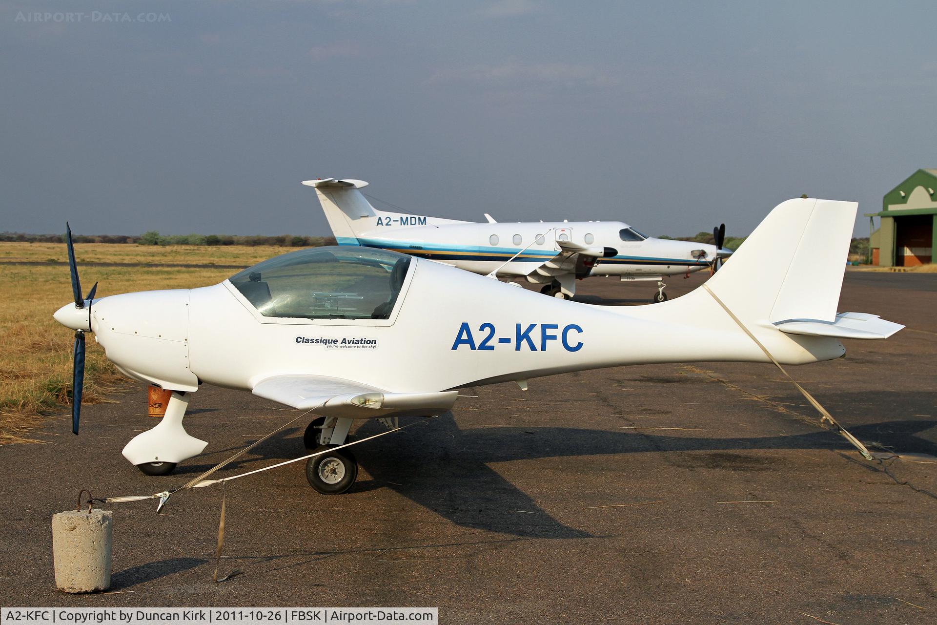 A2-KFC, Samba XL C/N SA-XL-39, Yes a kit plane in Botswana