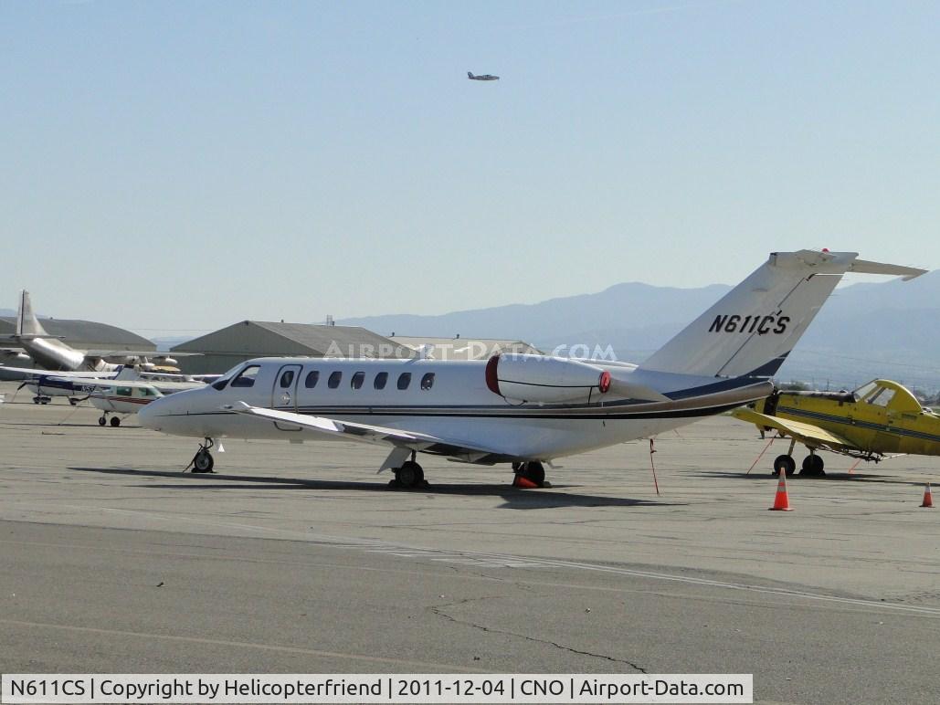 N611CS, 2006 Cessna 525B C/N 525B0063, Tied down and parked