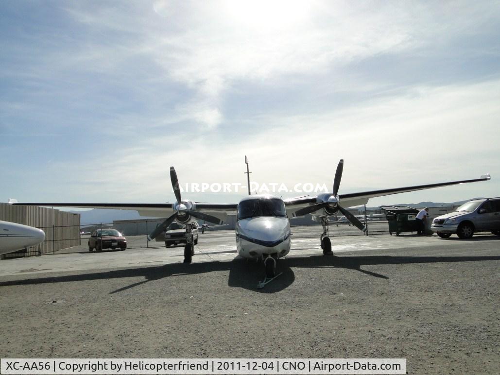 XC-AA56, Gulfstream American 695C Jetprop 1000 C/N 11695, Parked inside the paint shop parking area