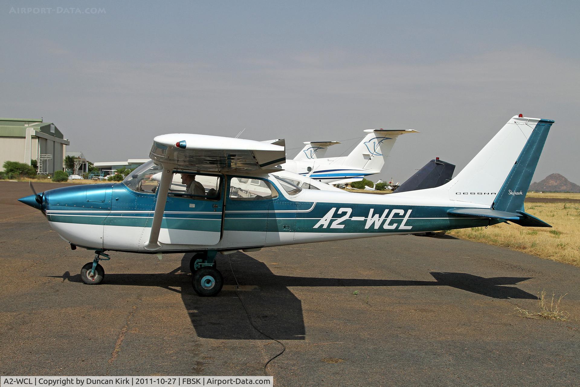 A2-WCL, 1970 Cessna 172K Skyhawk C/N 17258994, Gaborone, Botswana ramp shot