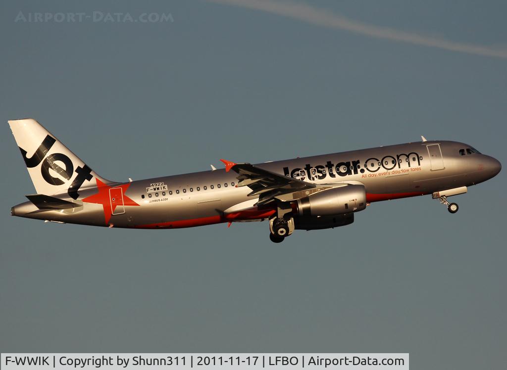 F-WWIK, 2011 Airbus A320-232 C/N 4922, C/n 4922 - To be 9V-JSO