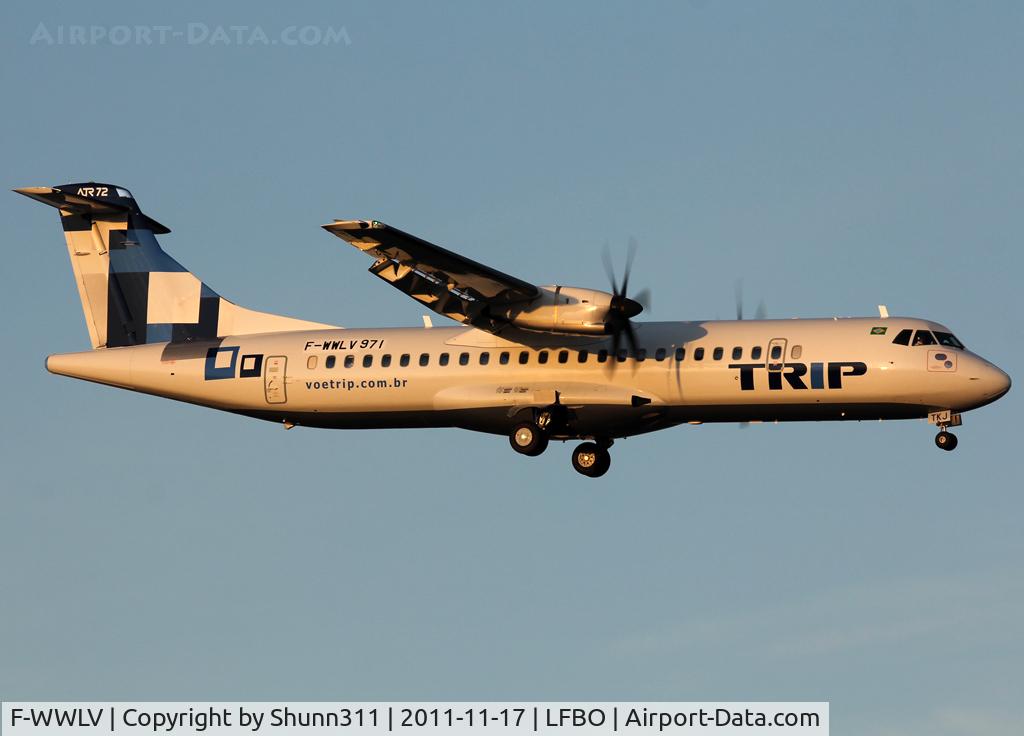 F-WWLV, 2011 ATR 72-600 C/N 971, C/n 971 - To be PR-TKJ