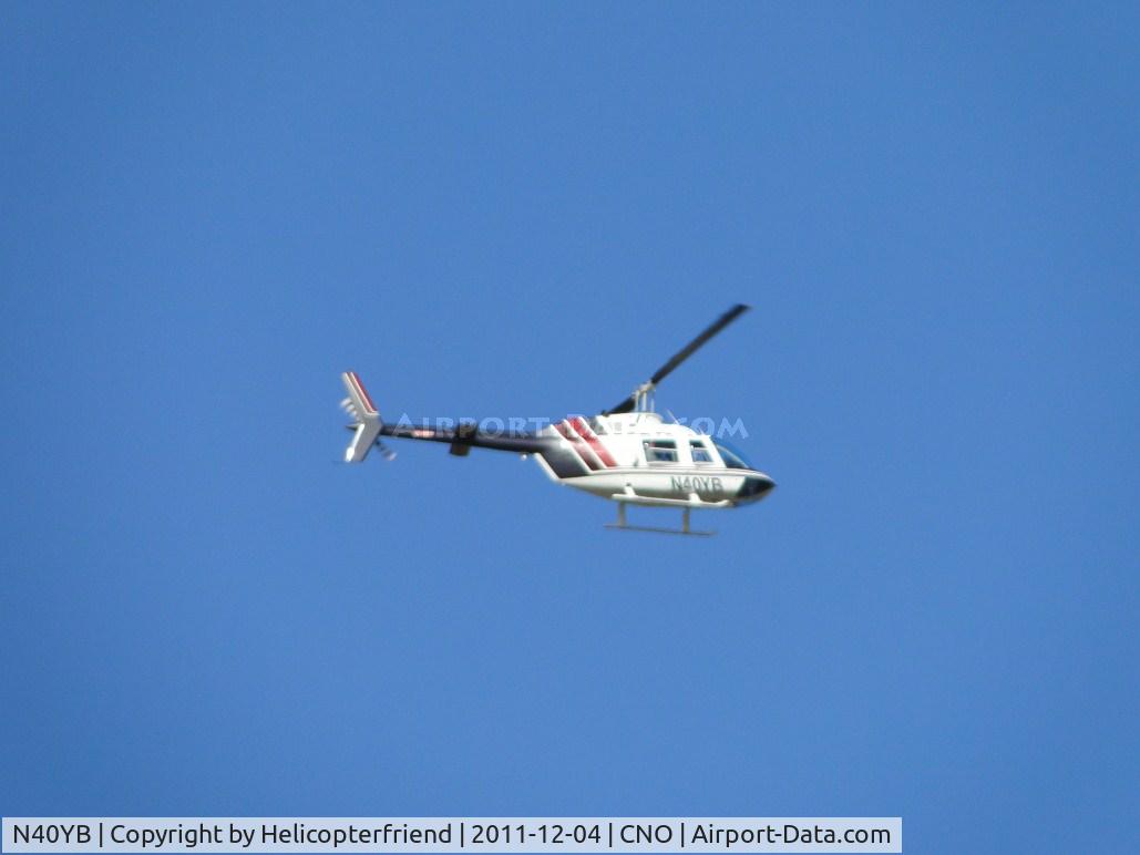 N40YB, Bell 206B C/N 2787, After take off, ship headed east north of the airport