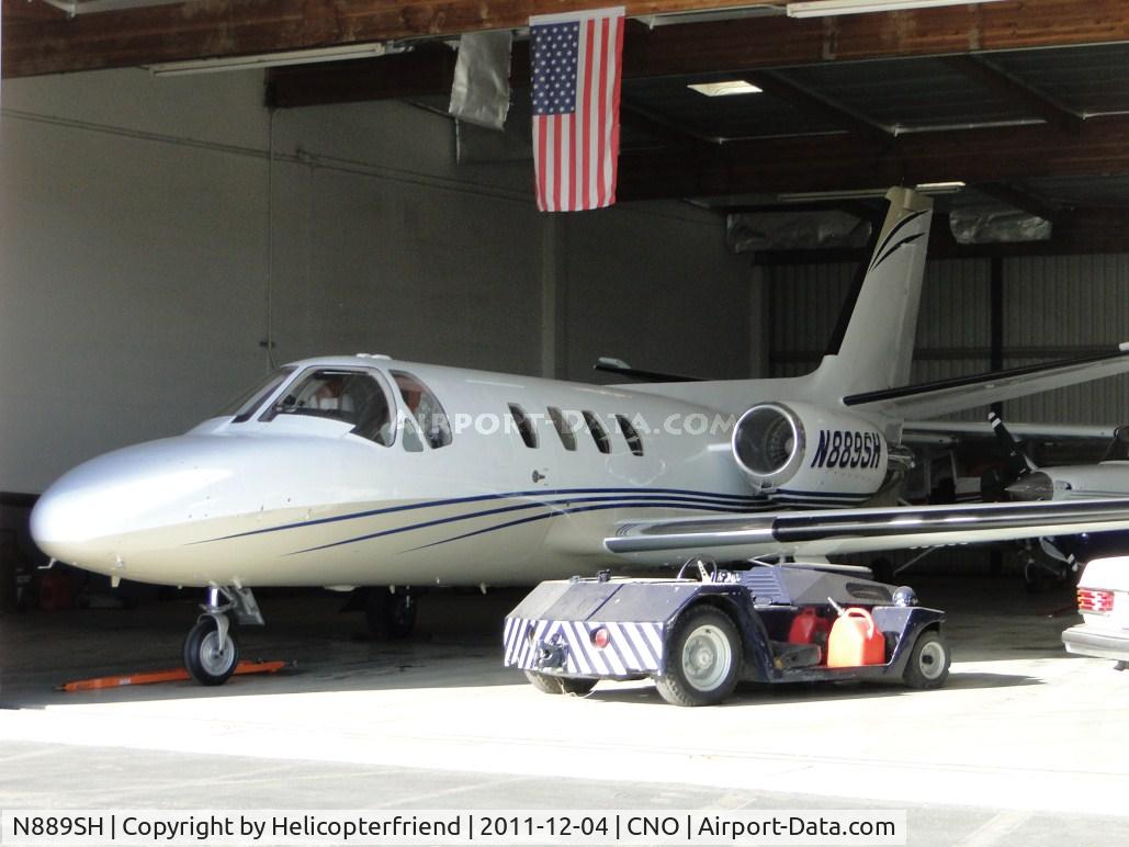 N889SH, 1984 Cessna 501 Citation I/SP C/N 501-0681, Parked in the hanger, old registration was N427SS