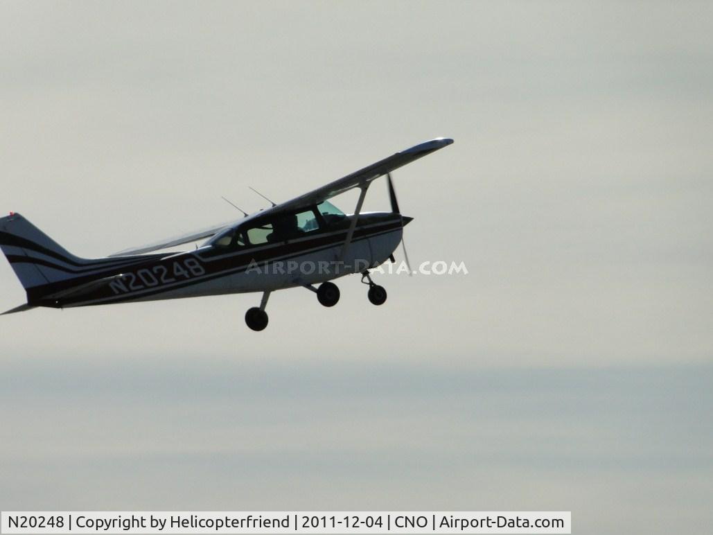 N20248, 1972 Cessna 172M C/N 17261129, Climbing out from runway 26R