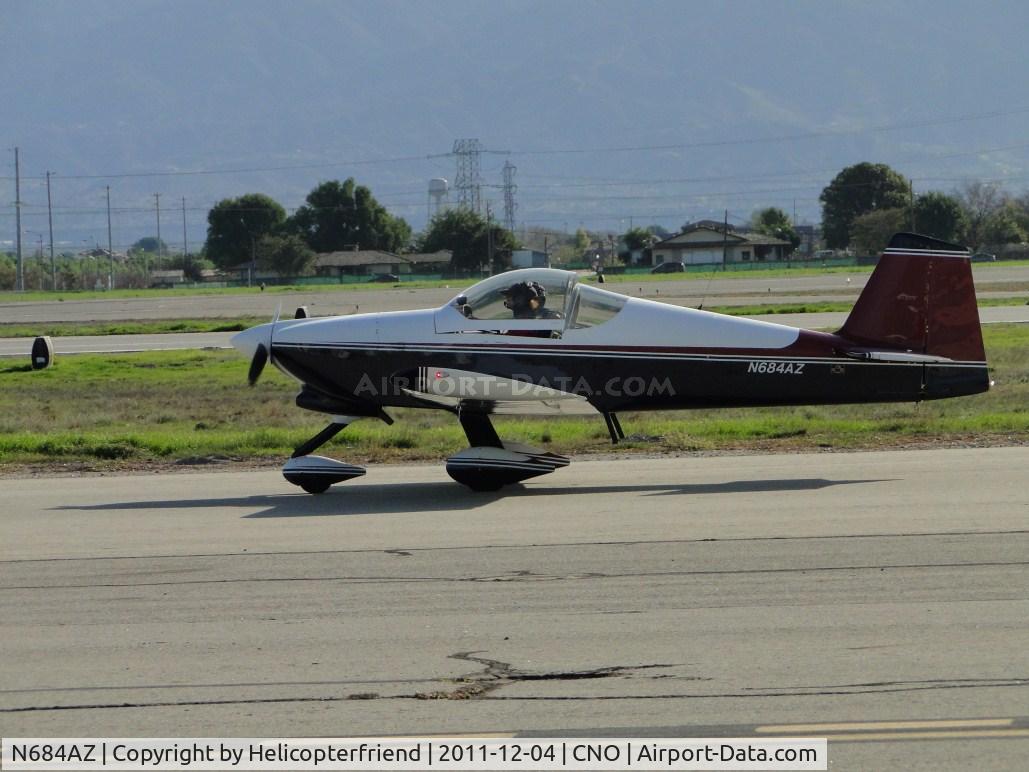N684AZ, Vans RV-6A C/N 25295, Taxiing back to hanger