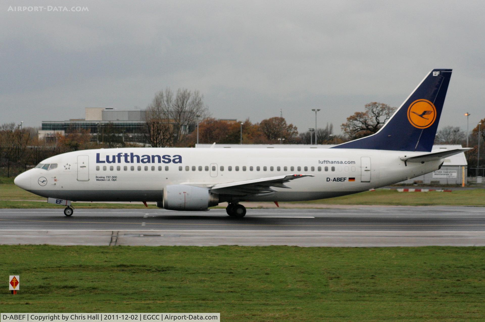 D-ABEF, 1991 Boeing 737-330 C/N 25217, Lufthansa