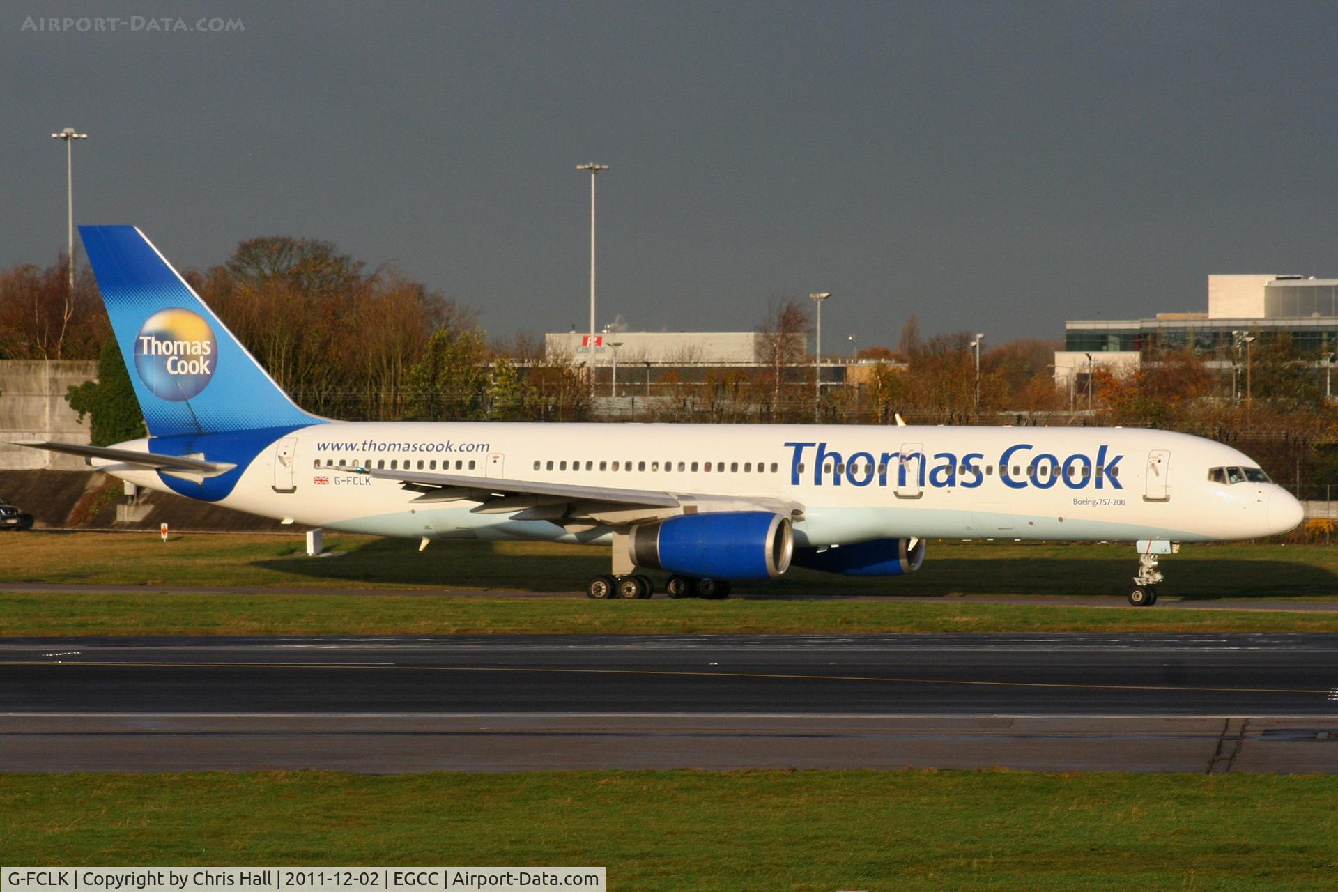 G-FCLK, 1993 Boeing 757-2Y0 C/N 26161, Thomas Cook