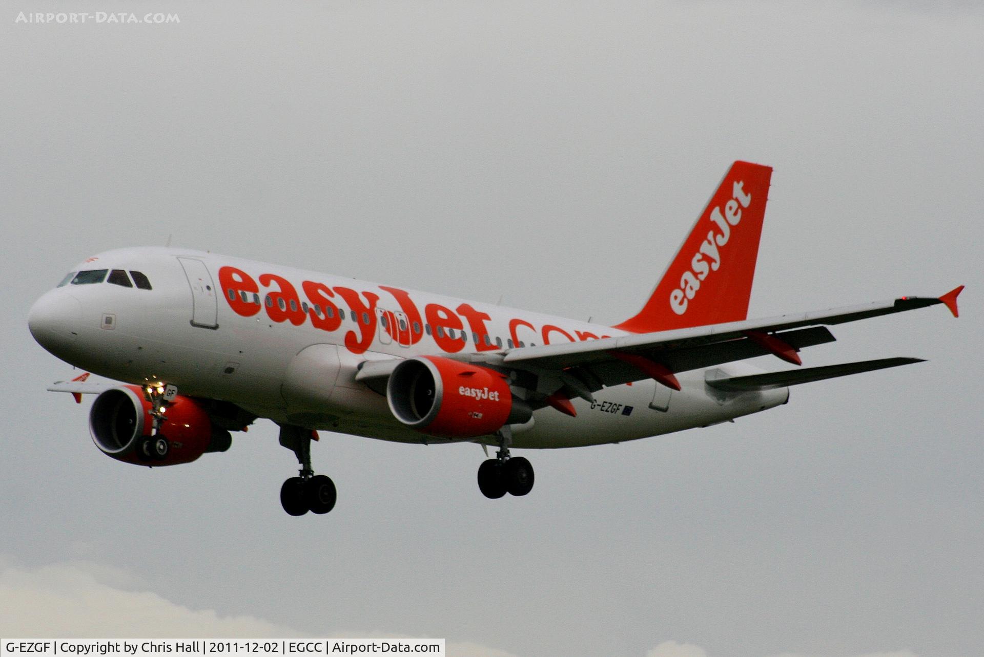 G-EZGF, 2011 Airbus A319-111 C/N 4635, easyJet