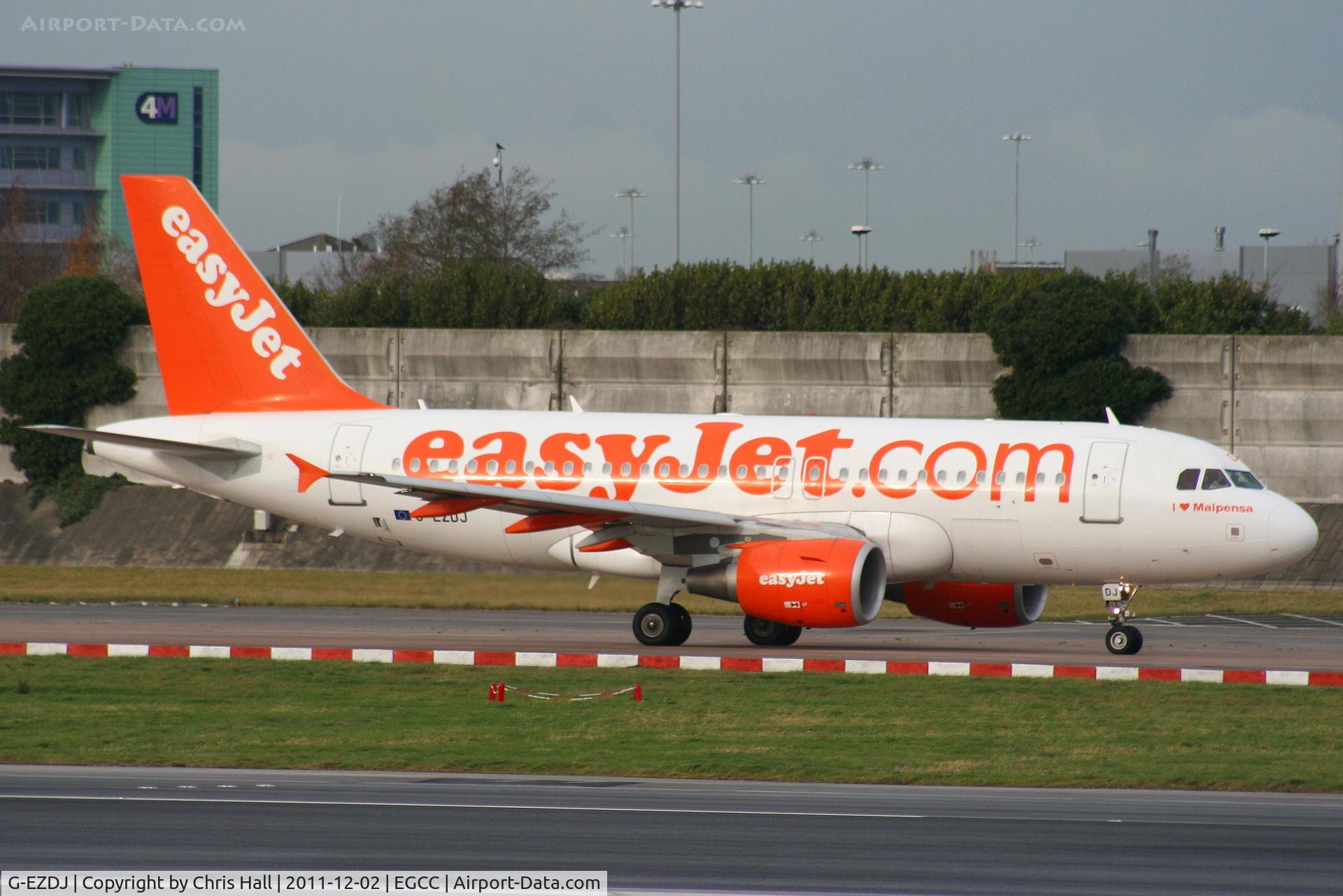 G-EZDJ, 2008 Airbus A319-111 C/N 3544, easyJet