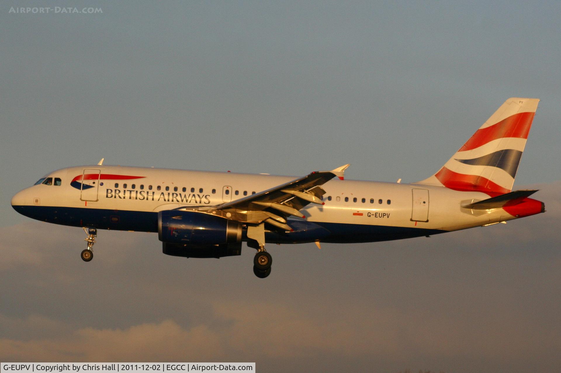 G-EUPV, 2001 Airbus A319-131 C/N 1423, British Airways