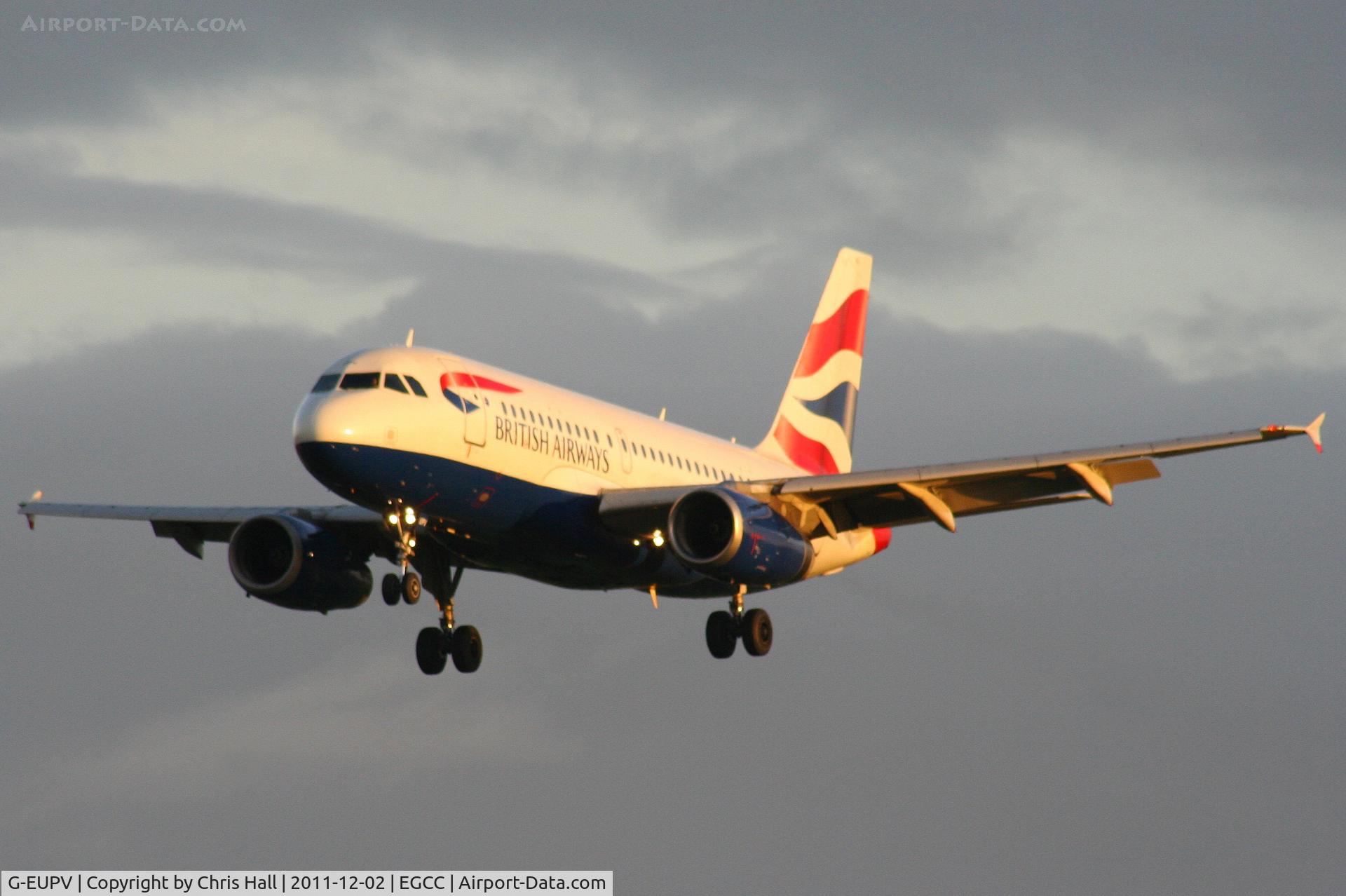 G-EUPV, 2001 Airbus A319-131 C/N 1423, British Airways