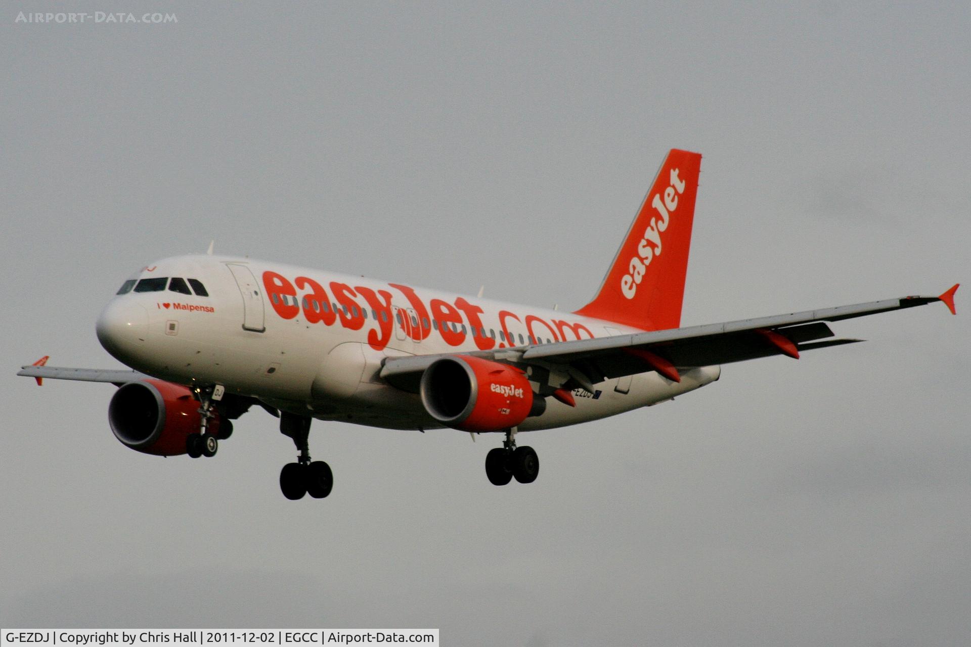 G-EZDJ, 2008 Airbus A319-111 C/N 3544, easyJet