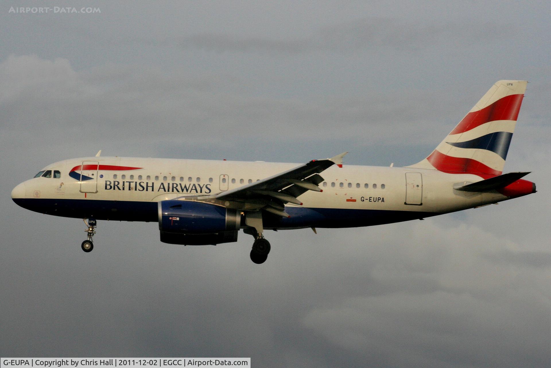 G-EUPA, 1999 Airbus A319-131 C/N 1082, British Airways