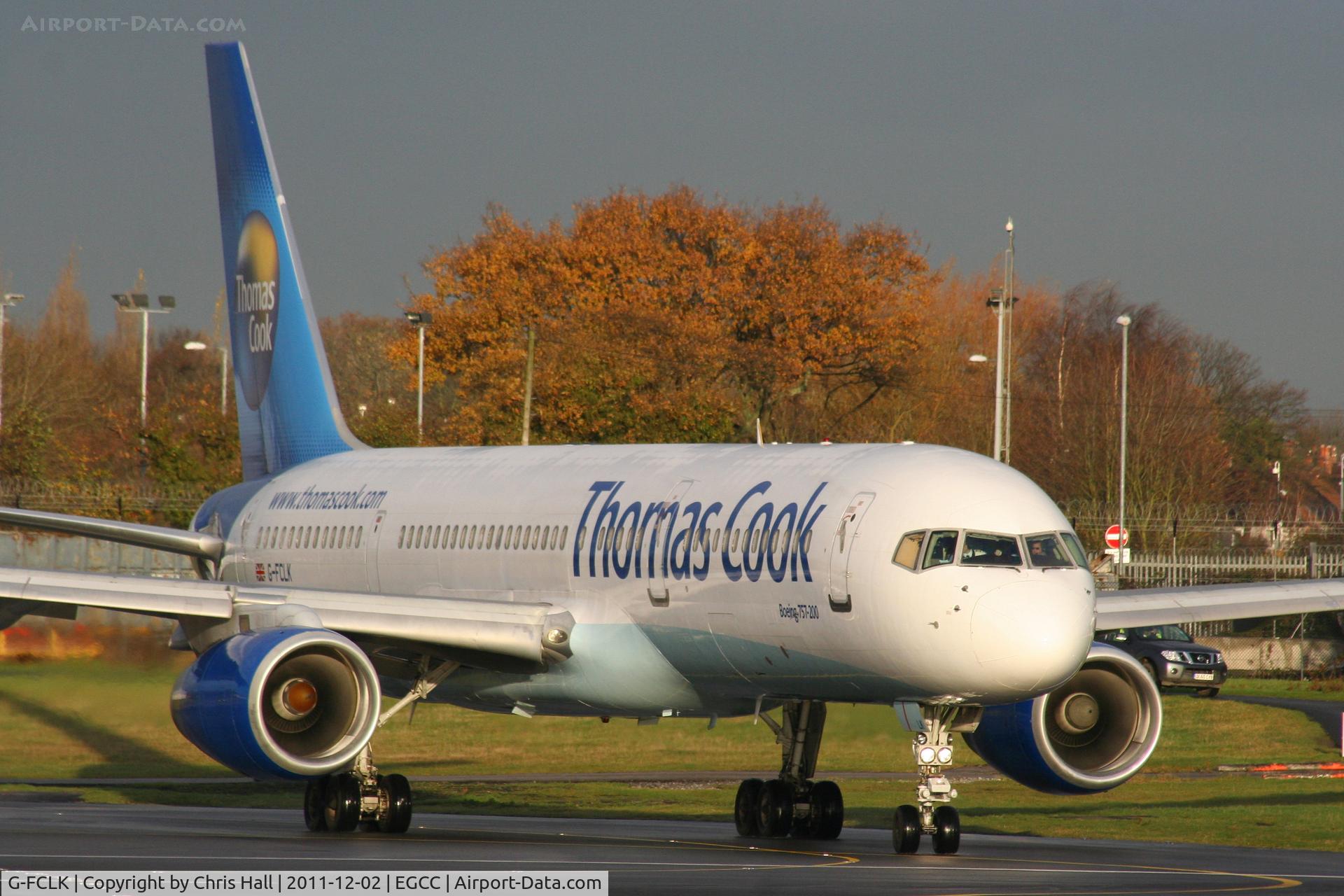 G-FCLK, 1993 Boeing 757-2Y0 C/N 26161, Thomas Cook