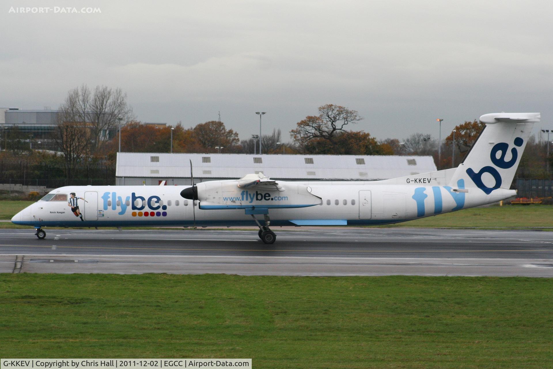 G-KKEV, 2008 De Havilland Canada DHC-8-402Q Dash 8 C/N 4201, flybe