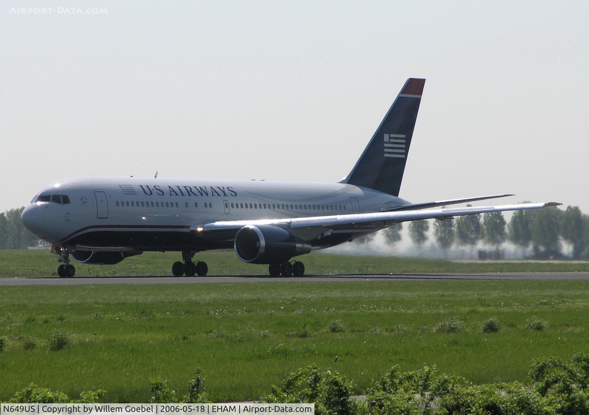 N649US, 1987 Boeing 767-201 C/N 23901, Taxi to the runway 36L of Schiphol Airport