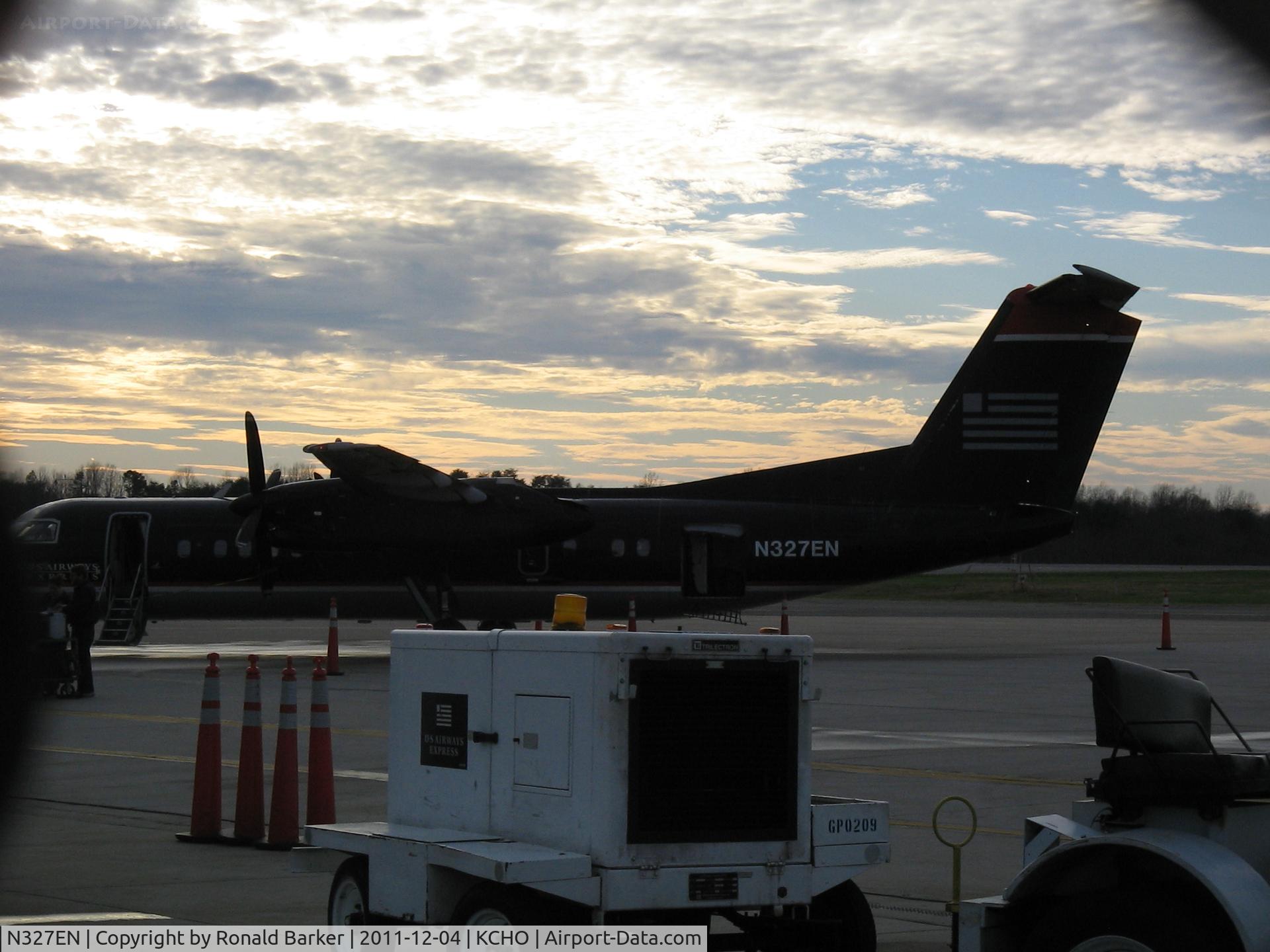 N327EN, 1991 De Havilland Canada DHC-8-311 Dash 8 C/N 261, CHO, VA