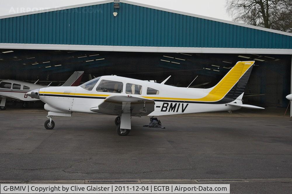 G-BMIV, 1977 Piper PA-28R-201T Cherokee Arrow III C/N 28R-7703154, Ex: N5816V>ZS-JZW>G-BMIV