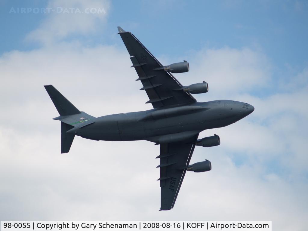 98-0055, 1998 Boeing C-17A Globemaster III C/N F-58/P-55, GALAXY TRANSPORT, ONE HUGE TRANSPORT