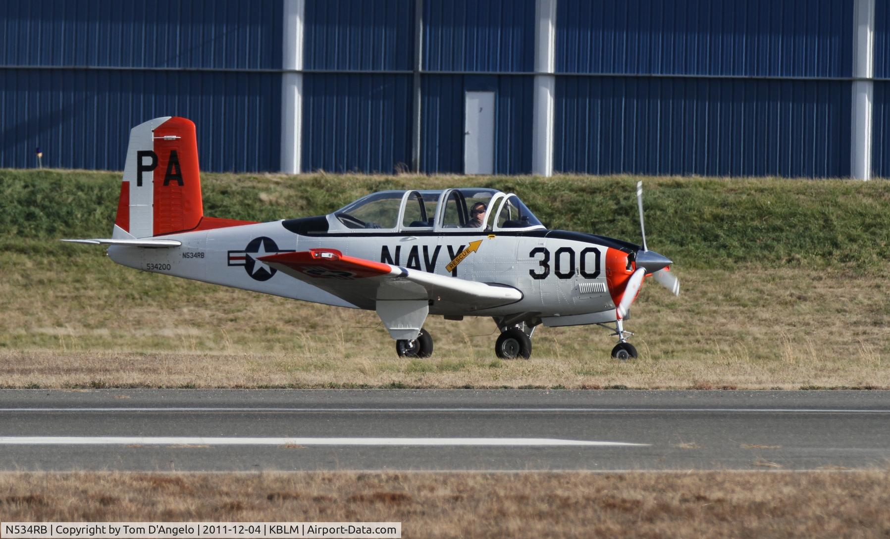 N534RB, 1953 Beech T-34A (A45) Mentor Mentor C/N G-300, 1953 Beech A45