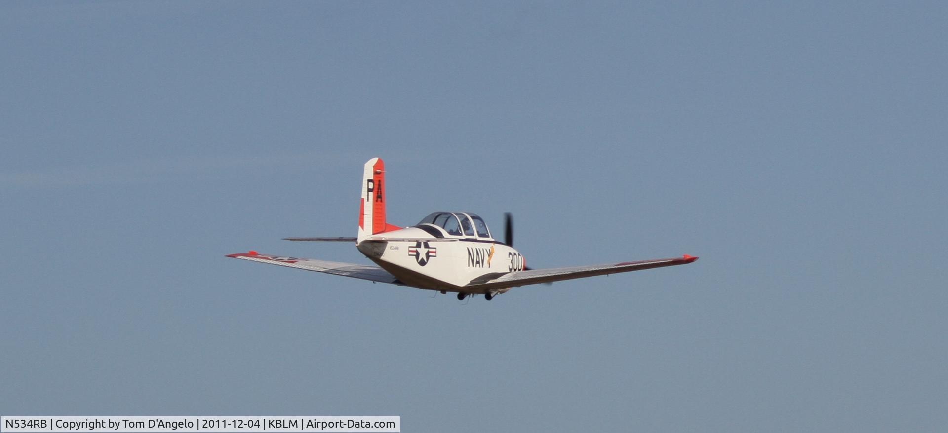N534RB, 1953 Beech T-34A (A45) Mentor Mentor C/N G-300, 1953 Beech A45