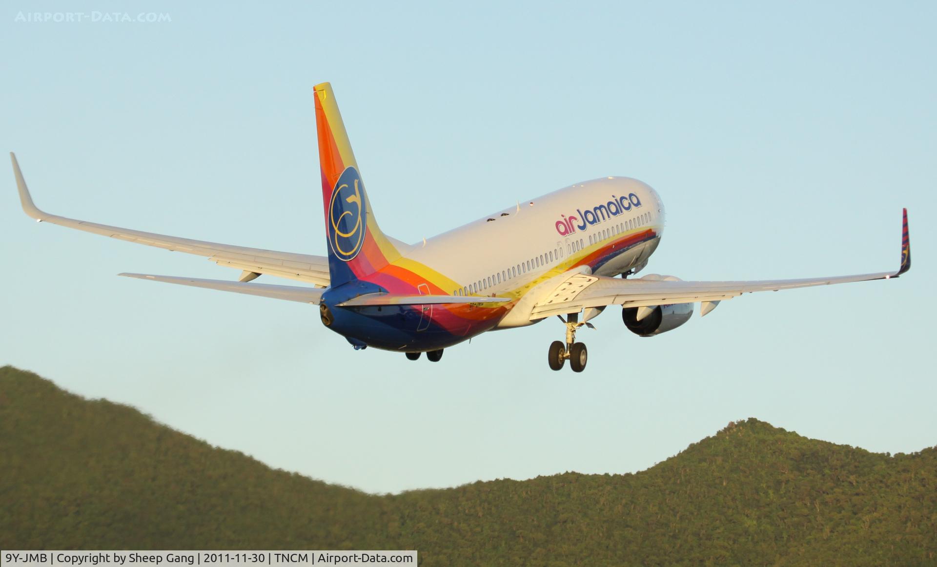 9Y-JMB, 2002 Boeing 737-8Q8 C/N 30661, 9Y-JMB at TNCM
