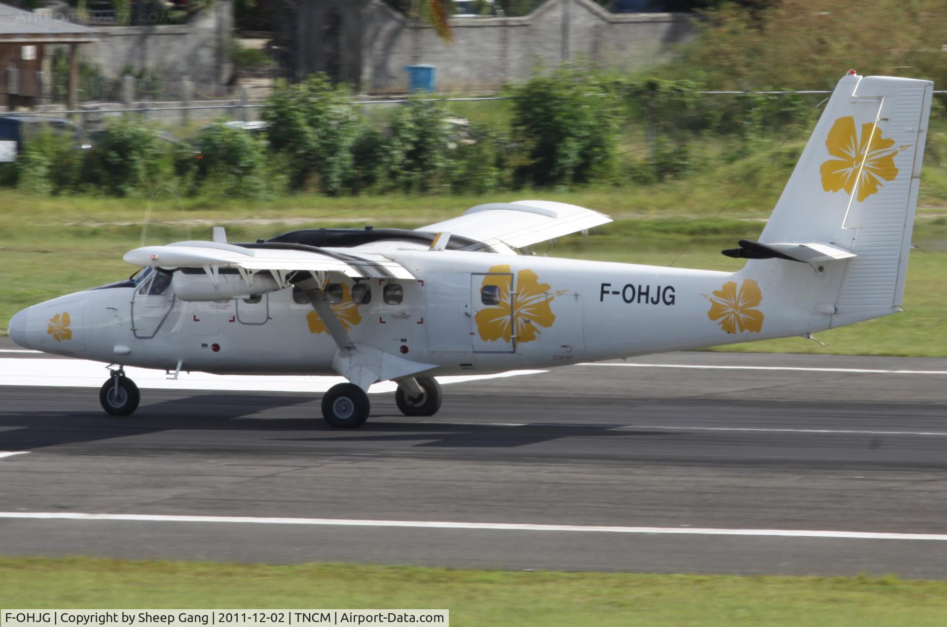 F-OHJG, 1978 De Havilland Canada DHC-6-300 Twin Otter C/N 603, F-OHJG at TNCM