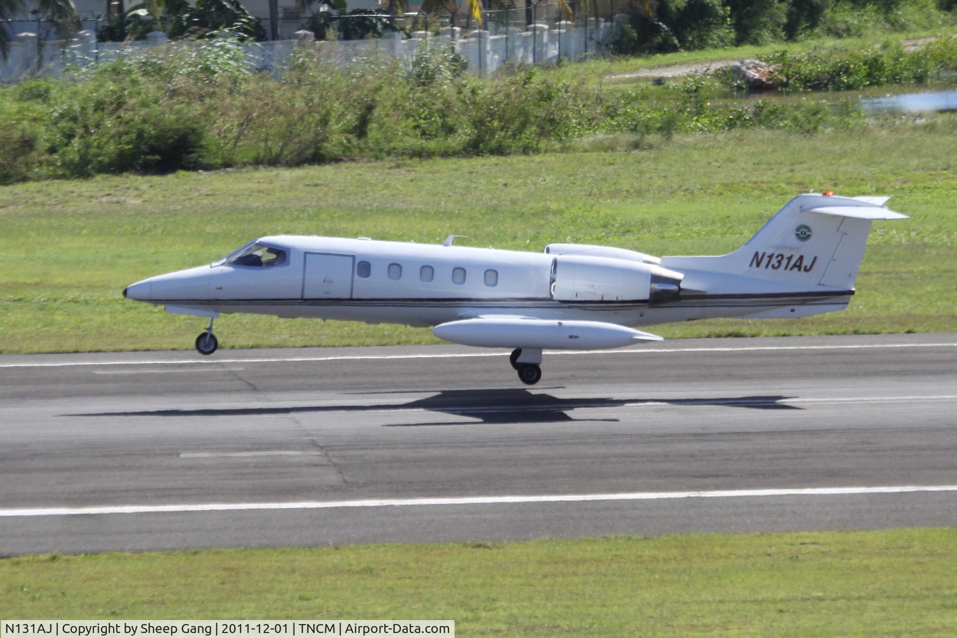 N131AJ, 1981 Gates Learjet 35A C/N 381, N131AJ at TNCM