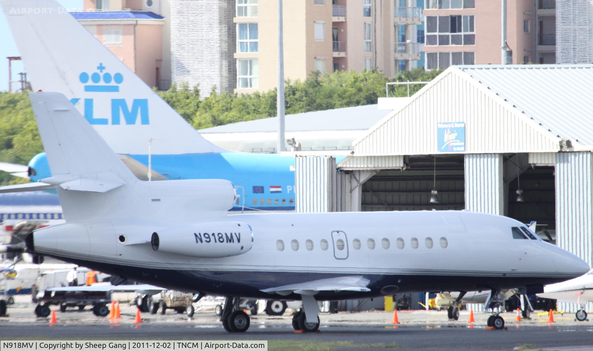 N918MV, 1996 Dassault Falcon 900 C/N 156, N918MV at tNCM