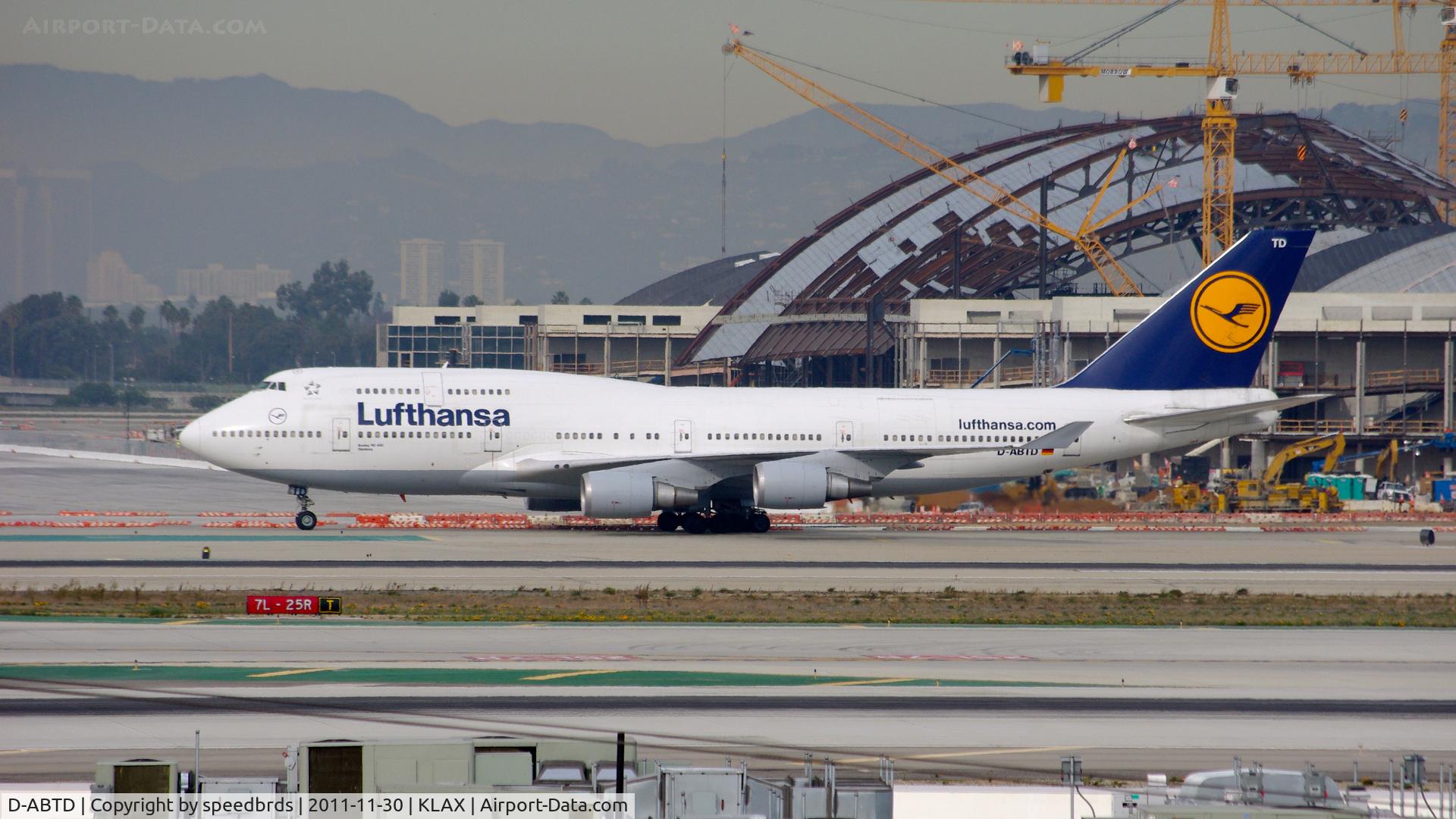 D-ABTD, 1990 Boeing 747-430M C/N 24715, Lufthansa B744 