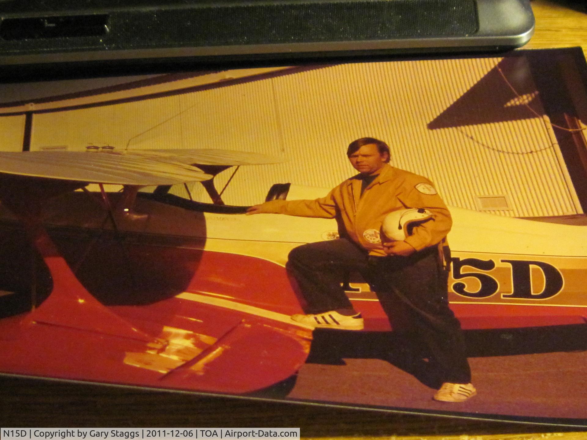 N15D, 1962 Stolp SA-100 Starduster C/N G&H-1, Owner: Tony Ostermeier
Pilot: Gary Staggs