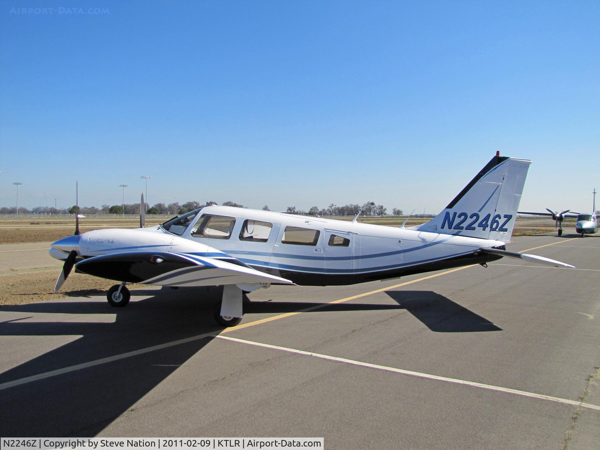 N2246Z, 1979 Piper PA-34-200T C/N 34-7970217, La Pura Vida LLC (San luis Obispo, CA) 1979 PA-34-200T Seneca looking good for 32 @ Tulare, CA for World Ago Expo