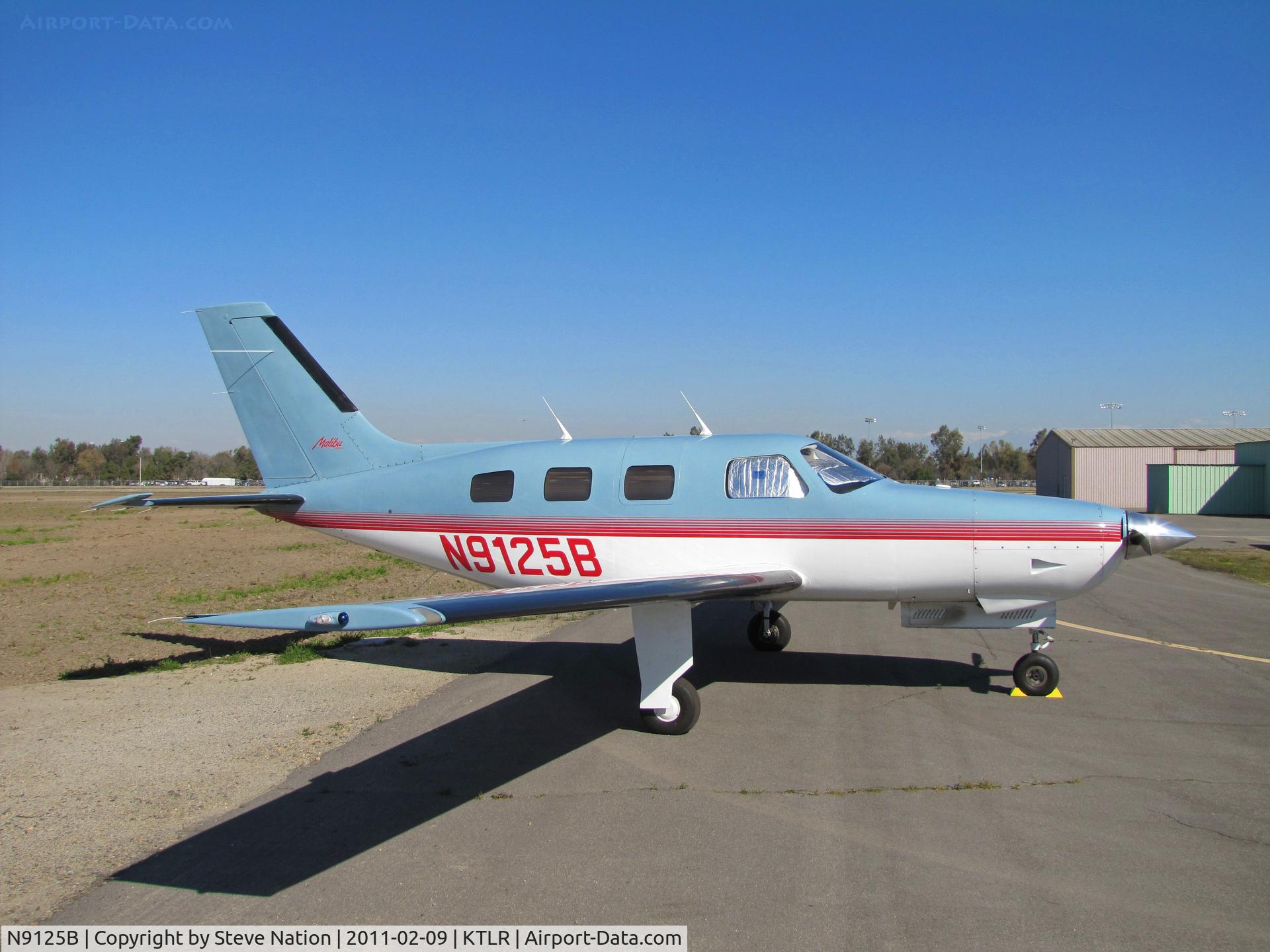 N9125B, 1987 Piper PA-46-310P Malibu C/N 4608068, Stockton Aviation Group LLC (Stockton, CA) 1987 Piper PA-46-310P @ Tulare, CA