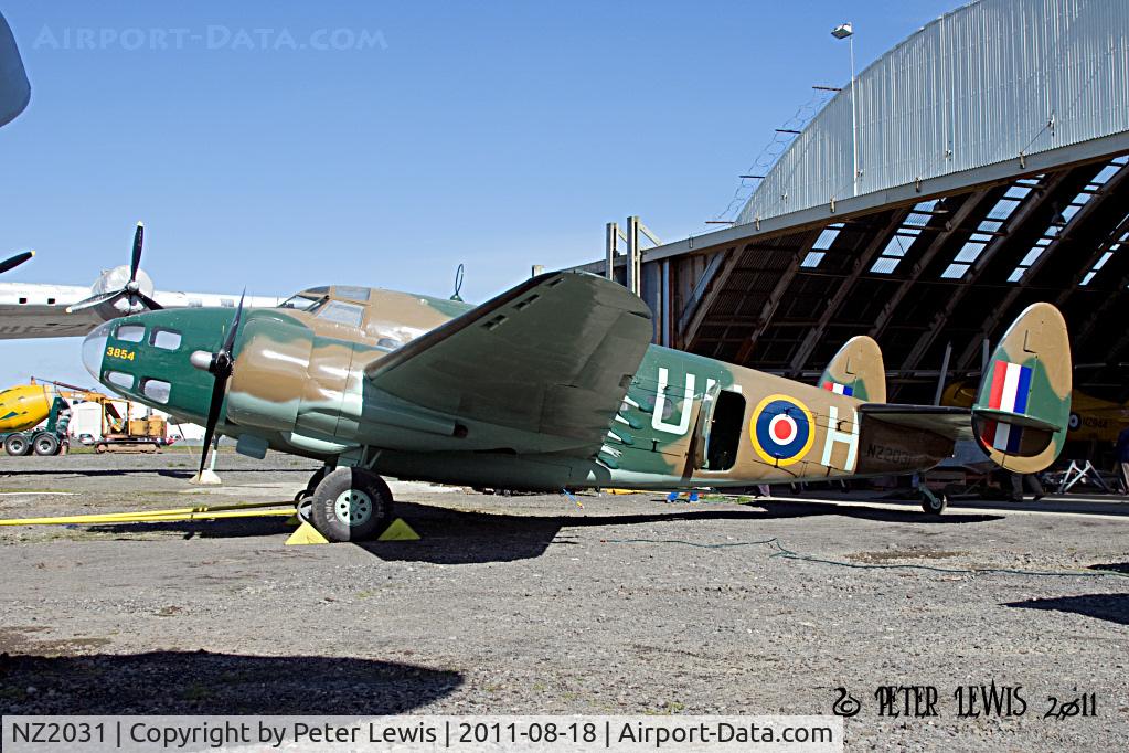 NZ2031, Lockheed Hudson III C/N 3854, At MoTAT, Auckland