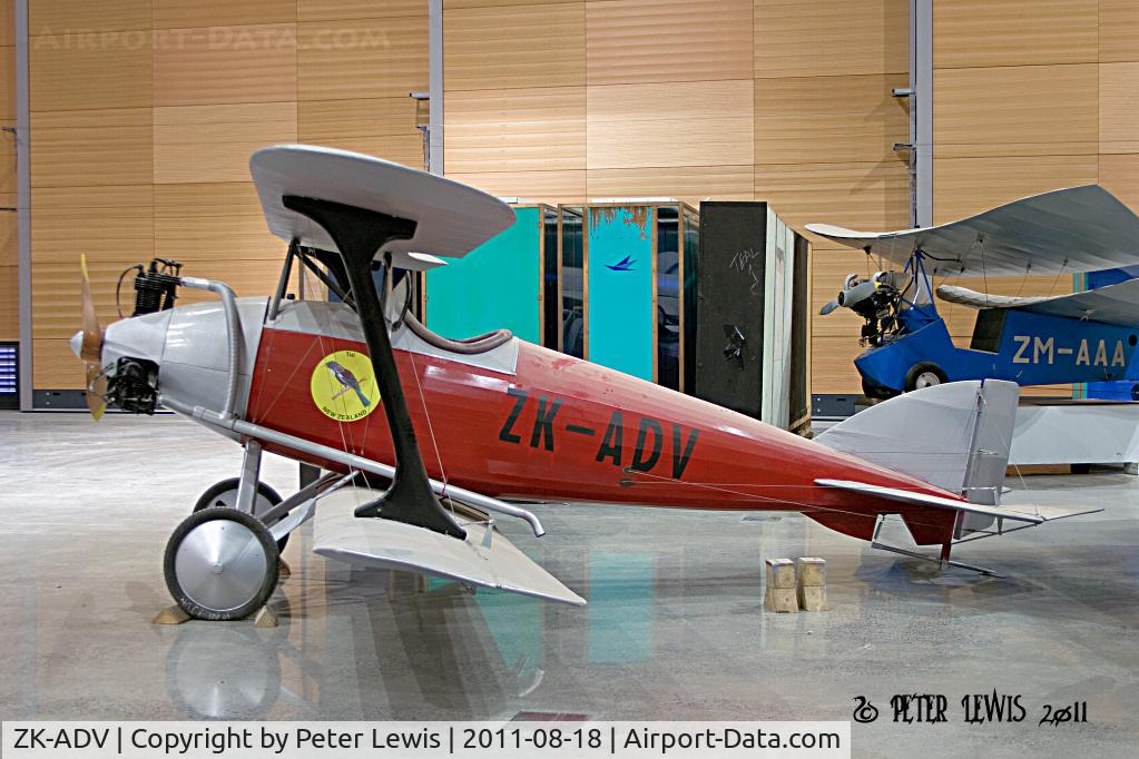ZK-ADV, 1934 Tui Sports  C/N Not found ZK-ADV, At MoTAT, Auckland