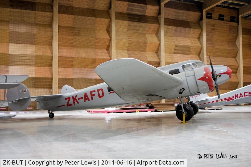 ZK-BUT, Lockheed Electra 10-A C/N 1138, At MoTAT, Auckland
Restored as ZK-AFD