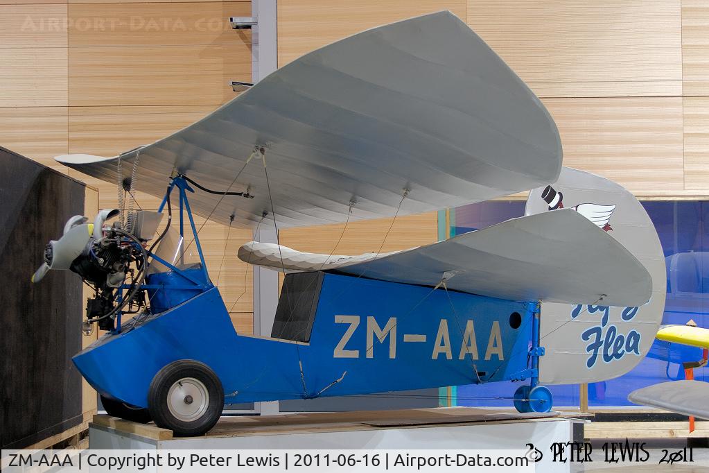 ZM-AAA, 1936 Mignet HM.14 Pou-du-Ciel C/N AC.1, At MoTAT, Auckland.