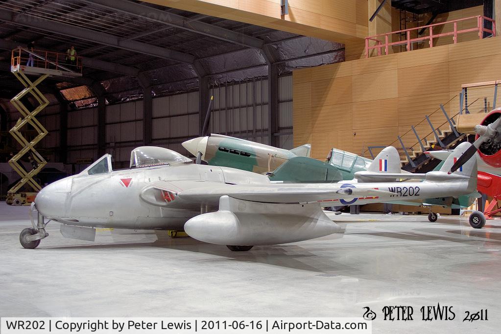 WR202, De Havilland DH-100 Vampire FB.9 C/N 1043, At MoTAT, Auckland