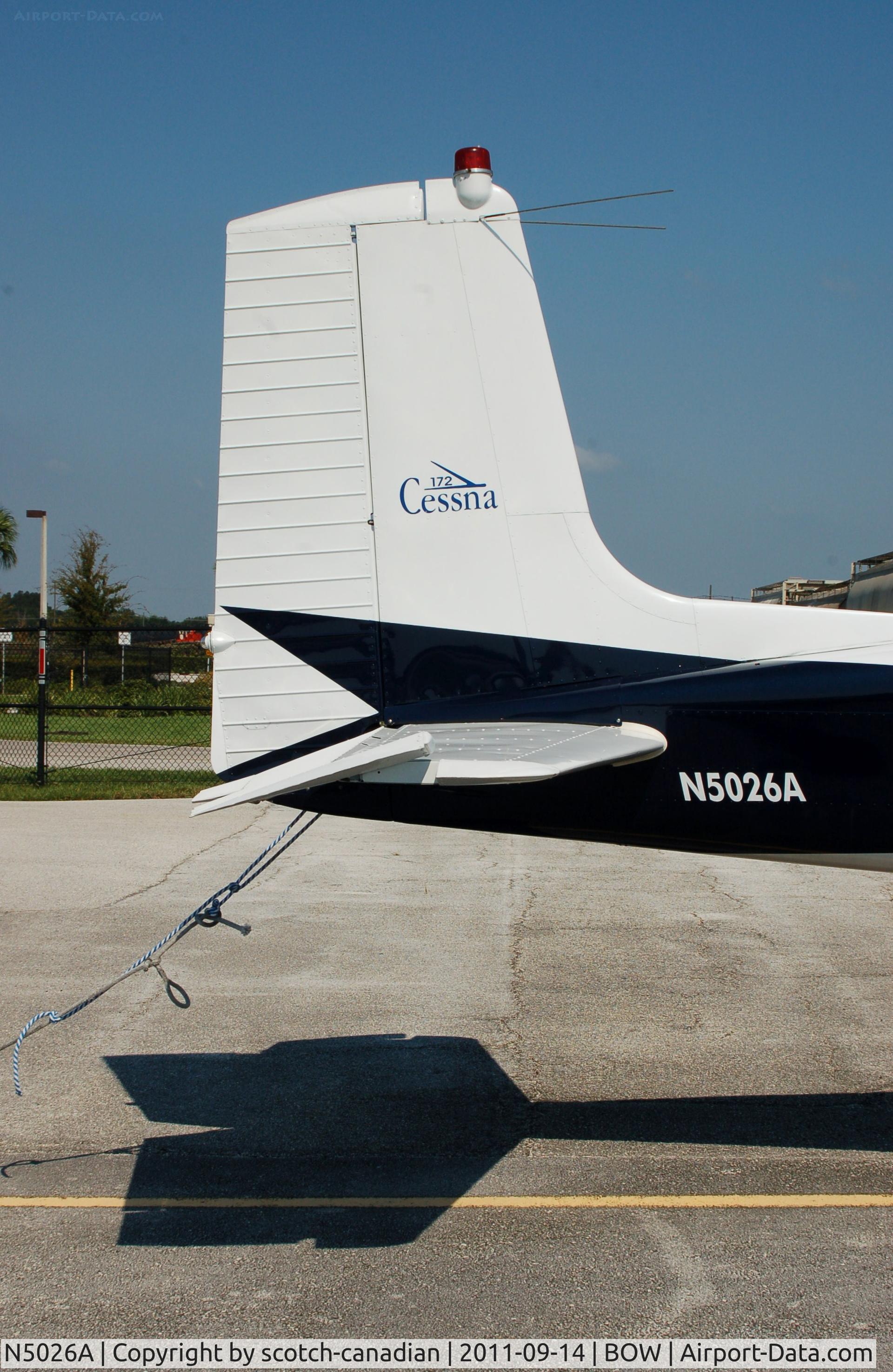 N5026A, 1955 Cessna 172 C/N 28026, 1955 Cessna 172 N5026A at Bartow Municipal Airport, Bartow, FL