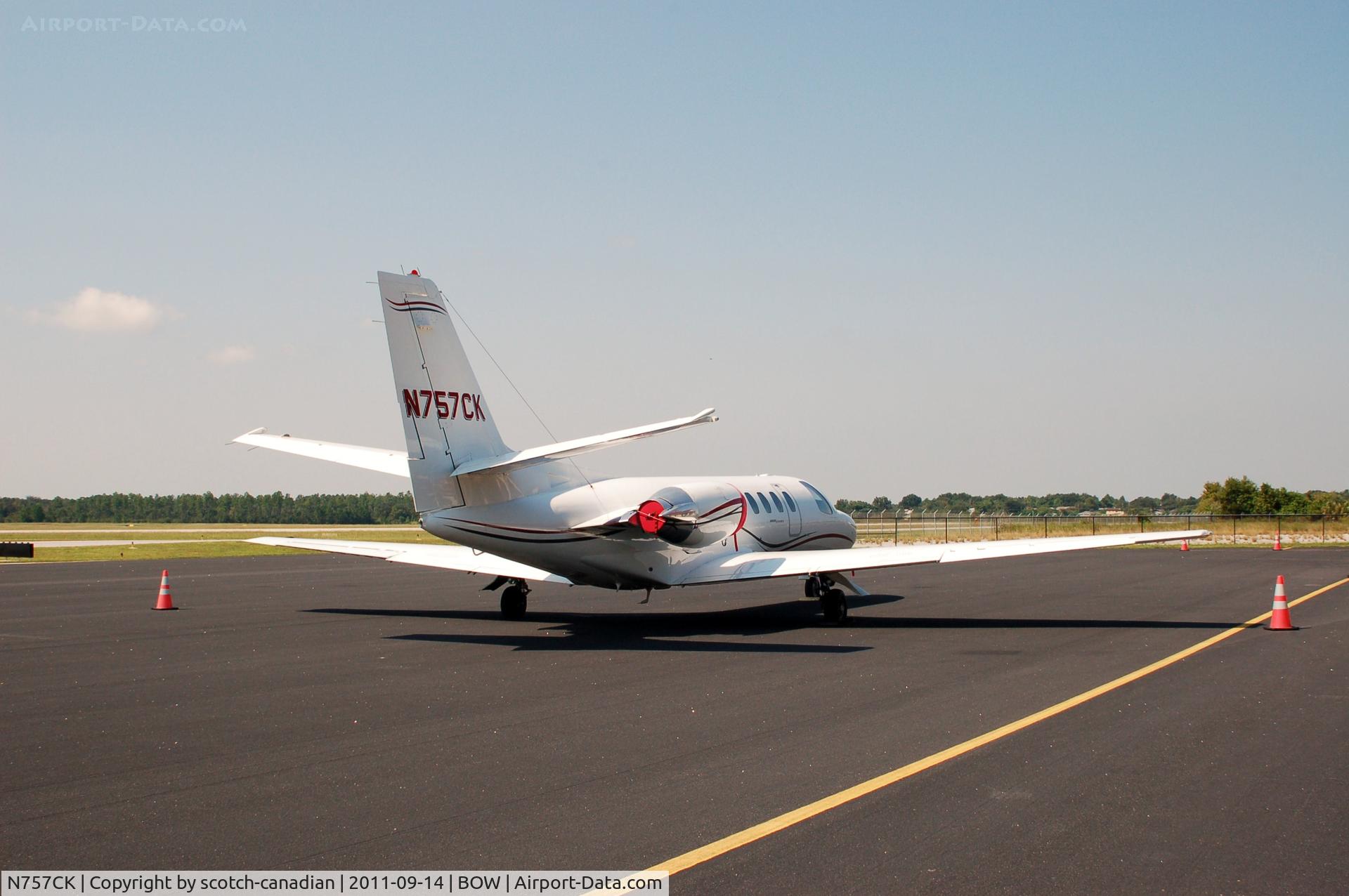 N757CK, 1989 Cessna 560 Citation V C/N 560-0028, 1989 Cessna 560 N757CK at Bartow Municipal Airport, Bartow, FL