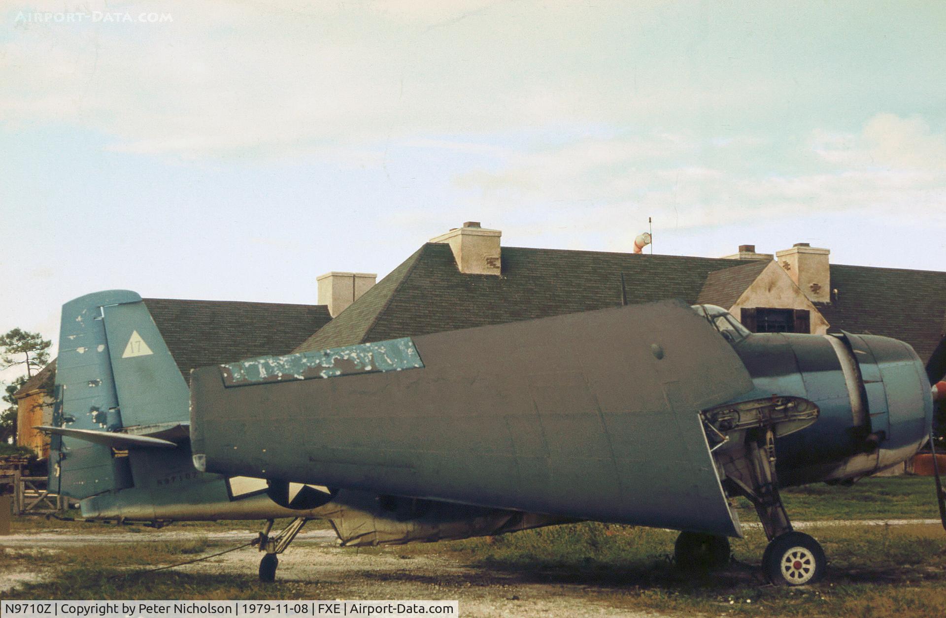 N9710Z, 1945 Grumman TBM-3E Avenger C/N 3866, Another view of this TBM-3E Avenger seen at Fort Lauderdale Executive in November 1979.