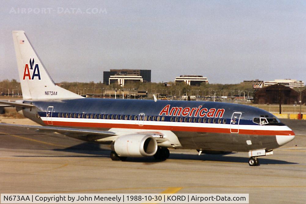 N673AA, 1985 Boeing 737-3A4 C/N 23251, One of a handful of -300s operated by American