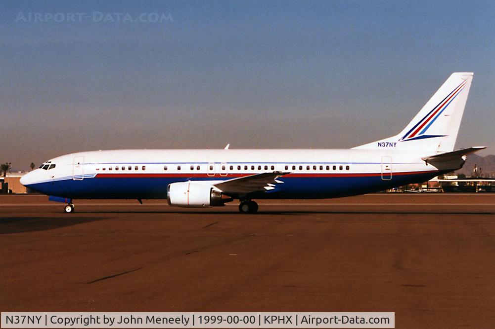 N37NY, 1988 Boeing 737-4Y0 C/N 23976, January 1999 - PHX - scanned from a print