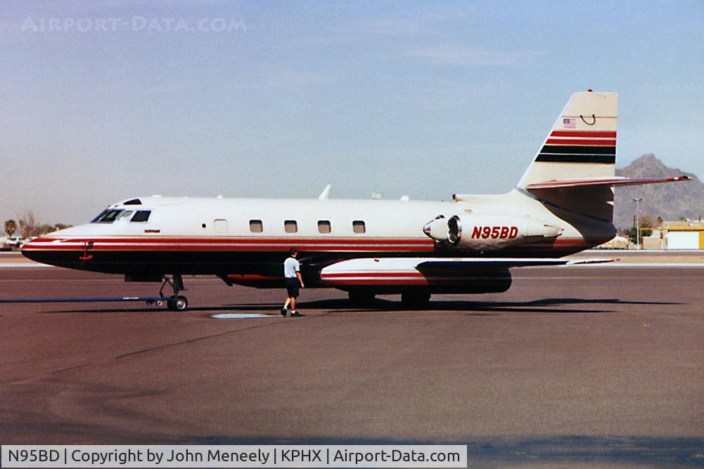 N95BD, 1977 Lockheed L-1329-25 Jetstar II C/N 5208, Date unknown - scanned from a print