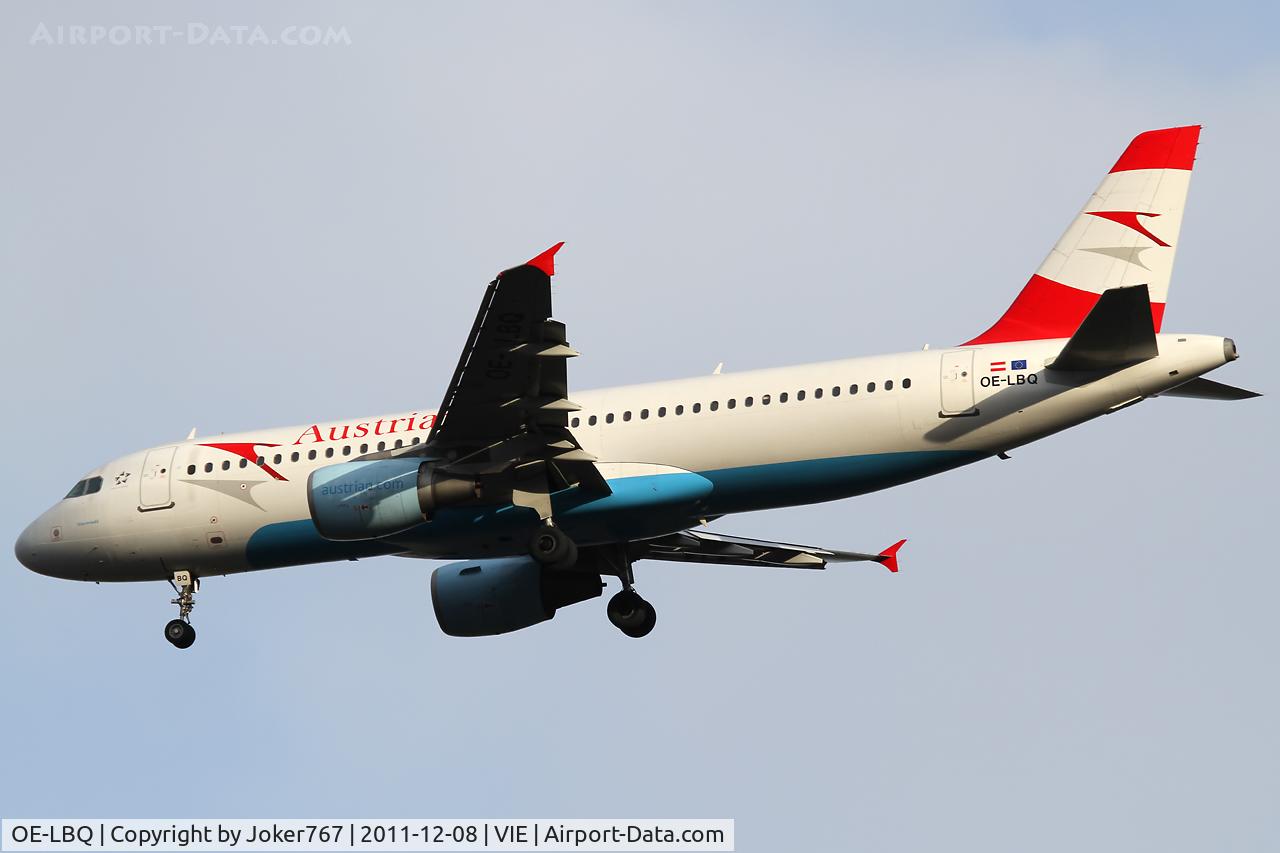 OE-LBQ, 1999 Airbus A320-214 C/N 1137, Austrian Airlines
