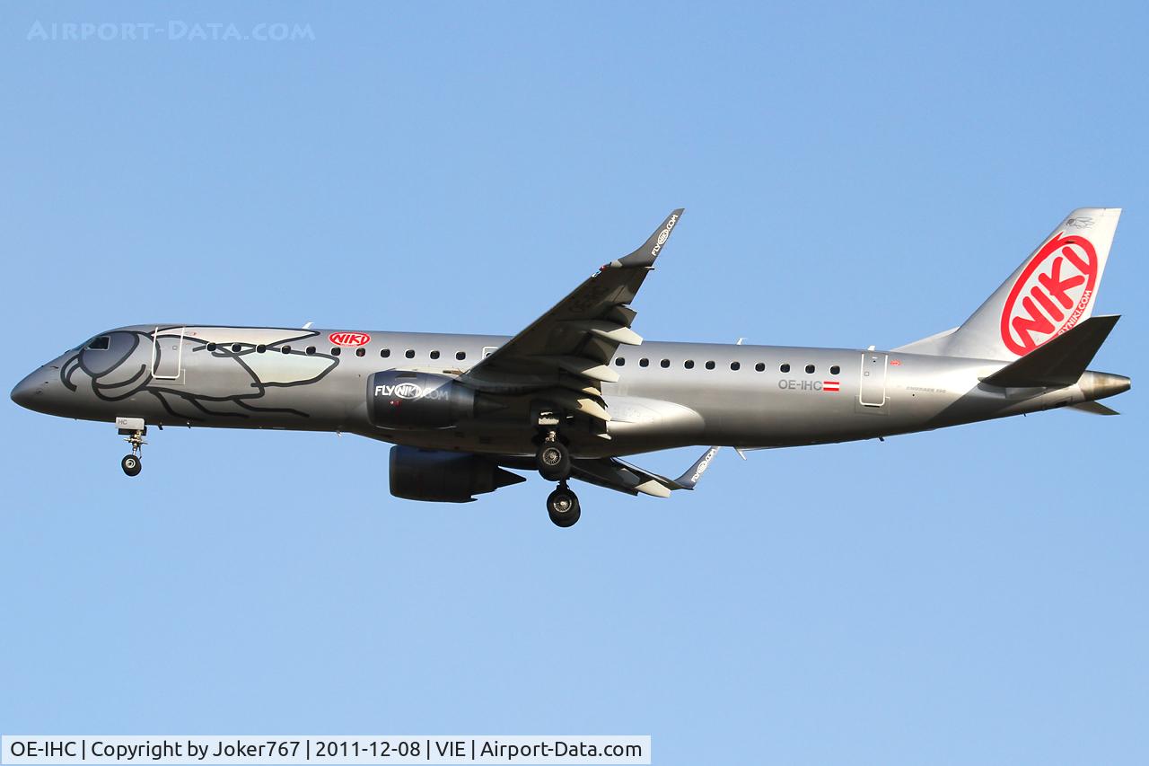 OE-IHC, 2010 Embraer 190LR (ERJ-190-100LR) C/N 19000349, NIKI