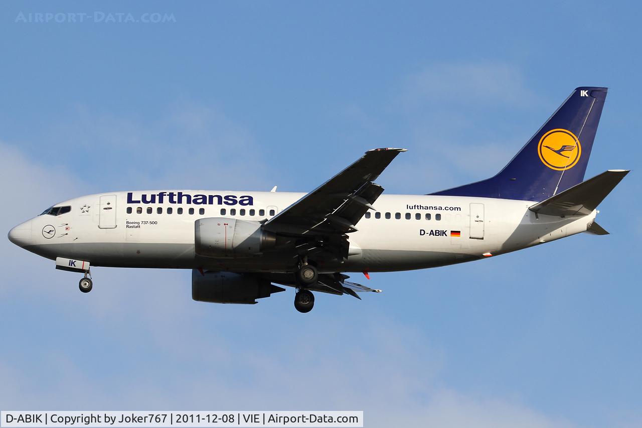 D-ABIK, 1991 Boeing 737-530 C/N 24823, Lufthansa